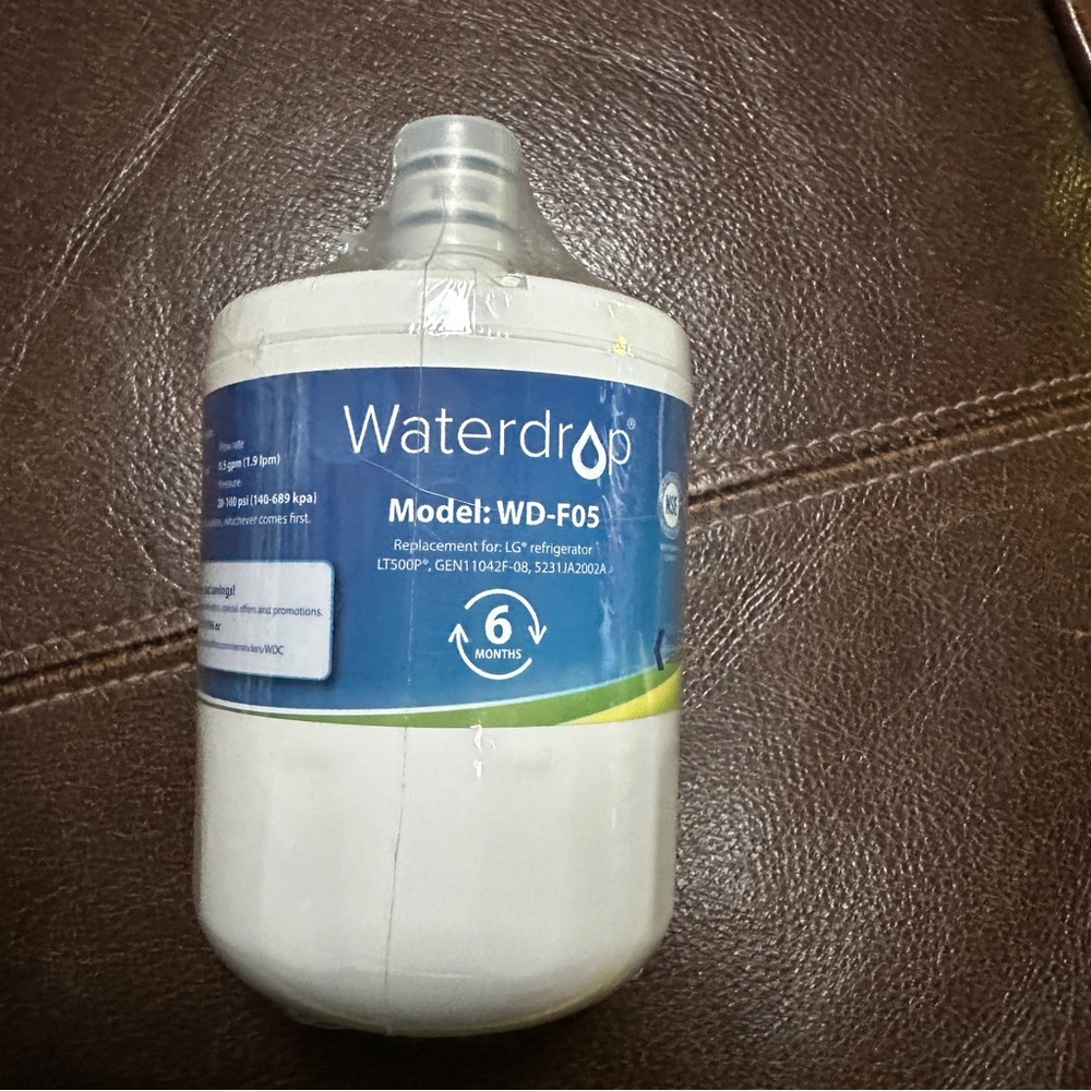 Waterdrop Model: WD-F05‎ Refrigerator Water Filter Replacement For LG LT500P